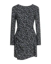 Zahjr Woman Mini Dress Black Size S Polyester In Black