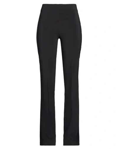 Zahjr Woman Pants Black Size 10 Polyester, Elastane