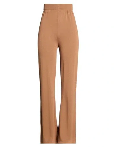 Zahjr Woman Pants Camel Size S Viscose, Nylon In Brown