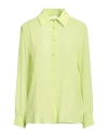 Zahjr Woman Shirt Lime Green Size Xl Polyester