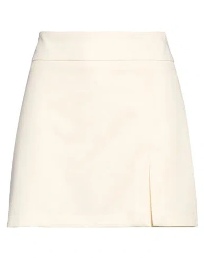 Zahjr Woman Shorts & Bermuda Shorts Ivory Size M Polyester, Elastane In White