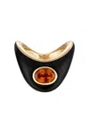 Zahn-z 14k Yellow Gold Big Zaha Onyx And Citrine Ring In Gold