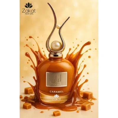 Zakat Ladies Lamar Caramel Edp Spray 3.4 oz Fragrances 6423080737071 In Transparent