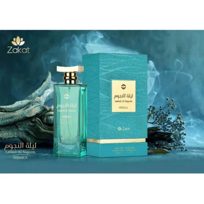 Zakat Unisex Lailath Al Nujoom Aquila Edp Spray 3.4 oz Fragrances 6423080733714 In Transparent