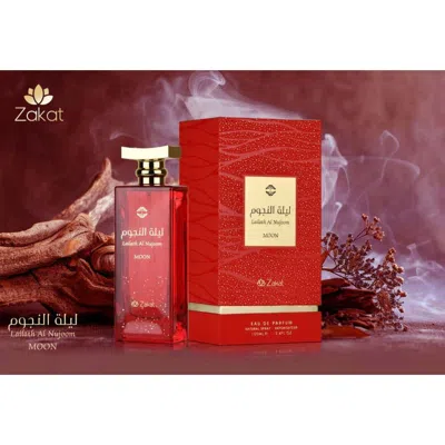 Zakat Unisex Lailath Al Nujoom Moon Edp 3.4 oz Fragrances 6423080733707 In Transparent