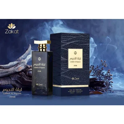 Zakat Unisex Lailath Al Nujoom Star Edp Spray 3.4 oz Fragrances 6423080733684 In Transparent