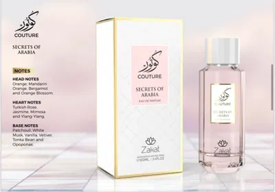 Zakat Unisex Secret Of Arabia Couture Edp 3.4 oz Fragrances 6294019019380 In Transparent