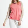 Zaket & Plover Baseball Sweater In Flamingo In Pink
