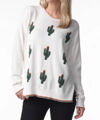 Zaket & Plover Cactus Sweater In White