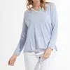 Zaket & Plover Colorful V-neck Sweater In Sky In Blue