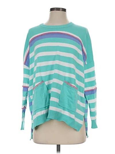 Pre-owned Zaket & Plover Pullover Sweater In Teal