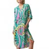 Zaket & Plover Shirt Dress In Amalfi In Green