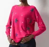 Zaket & Plover Starry Night Sweater In Orchid In Pink
