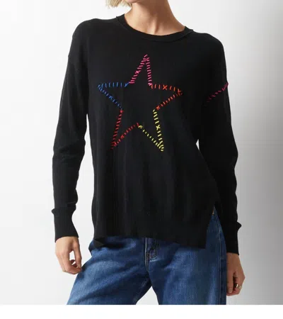 Zaket & Plover Super Star Sweater In Black