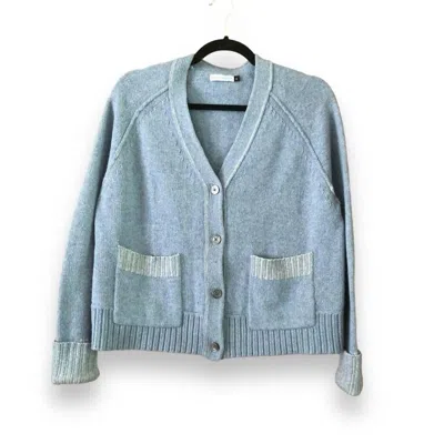 Zaket & Plover Women's Jean Cardigan Sweater In Blue