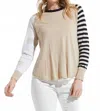 Zaket & Plover Women's Sweater Top In Crema In Neutral
