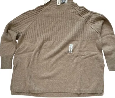 Zaket & Plover Women's Turtle Neck Sweater In Muesli In Brown