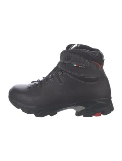 Pre-owned Zamberlan Leather Combat Boots In Black