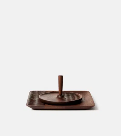 Zanat Nakit Walnut Decorative Tray By Monica Förster In Brown
