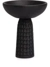 Zanat Nera Small Wooden Bowl (12cm) In Black