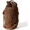 Zanatany Concepts Buckety Raffia Bag In Brown