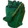 Zanatany Concepts Buckety Raffia Bag In Green