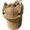 Zanatany Concepts Buckety Raffia Bag In Sand