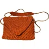 Zanatany Concepts Micky Crossbody Bag In Yellow/orange