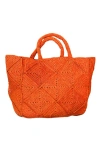 Zanatany Concepts Nico Raffia Tote Bag