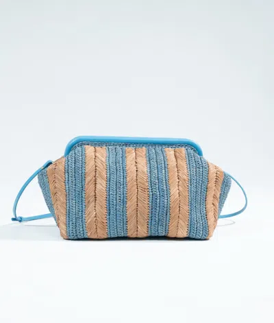 Zanatany Concepts Women's Blue Avana - Small Clutch Bag