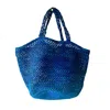 Zanatany Concepts Women's Cambia Blue Tote Bag In Blue