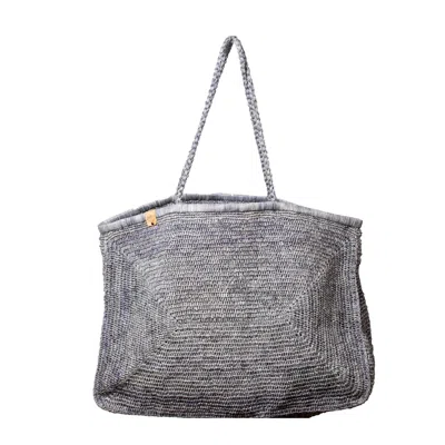 Zanatany Concepts Women's Clipa- Blue Tote Bag In Gray