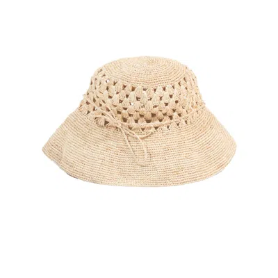 Zanatany Concepts Women's Gold Bobby Beige Hat In Neutral