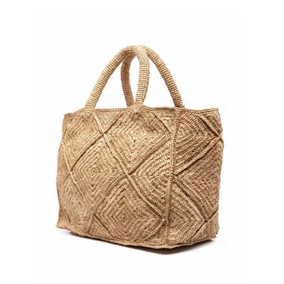 Zanatany Concepts Women's Gold Nico- Beige Tote Bag