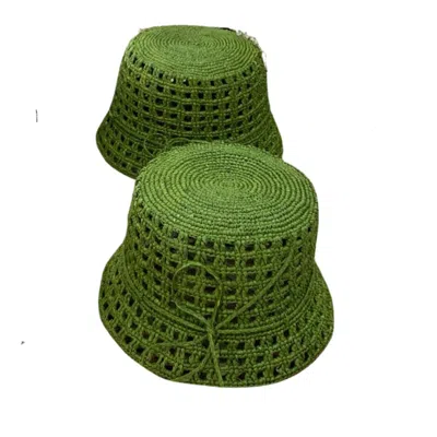 Zanatany Concepts Women's Kit Kat Green Hat