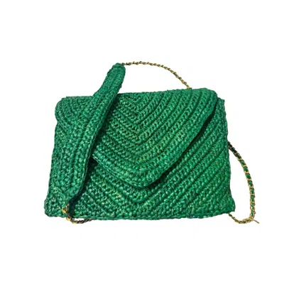 Zanatany Concepts Women's Micky Crossbody Green Bag