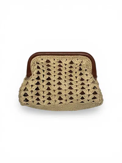 Zanatany Concepts Women's Neutrals Marie Clutch Bag
