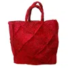 Zanatany Concepts Women's Nico- Red Tote Bag In Red