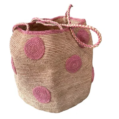 Zanatany Concepts Women's Orange Biscotty- Pink Bag
