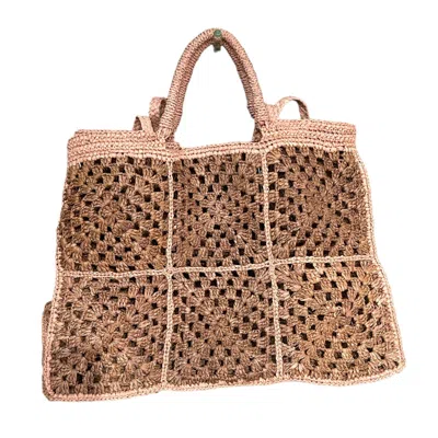 Zanatany Concepts Women's Pink / Purple Carry - Pink Tote Bag In Pink/purple