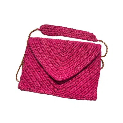 Zanatany Concepts Women's Pink / Purple Micky Crossbody Pink Bag In Pink/purple