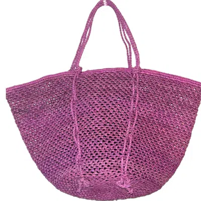 Zanatany Concepts Women's Pink / Purple Sinah- Purple Tote Bag