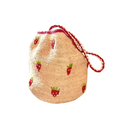 Zanatany Concepts Women's Red Fruity Bag - Strawberry Medium