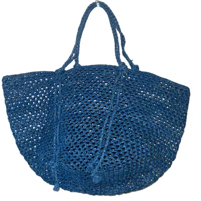 Zanatany Concepts Women's Sinah- Light Blue Tote Bag