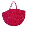 Zanatany Concepts Women's Sinah- Red Tote Bag In Red