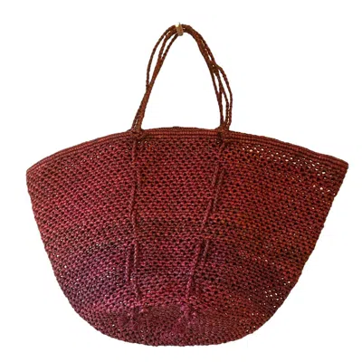 Zanatany Concepts Women's Sinah-aubergine Tote Bag In Red