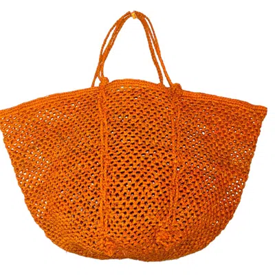 Zanatany Concepts Women's Yellow / Orange Sinah- Orange Tote Bag