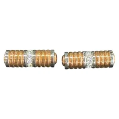 Pre-owned Zancan Cufflinks In Multi