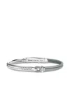 Zancan Engraved-logo Bracelet In 灰色