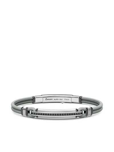 Zancan Spinel-embellished Bracelet In Grey